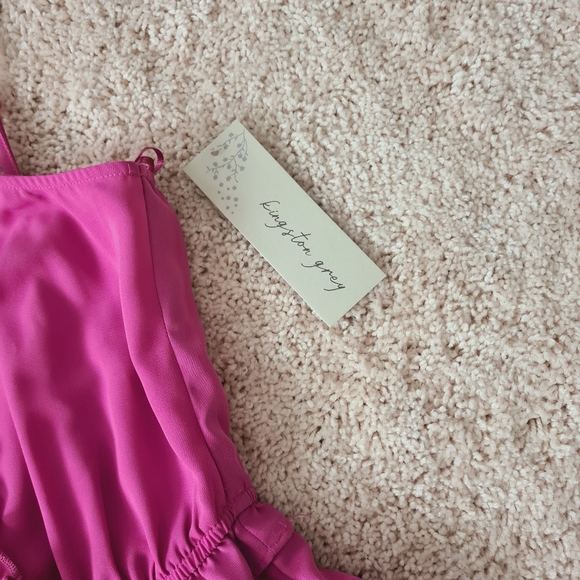 KINGSTON GREY Juniors Ruffled Jumpsuit Size Medium - Picture 3 of 5